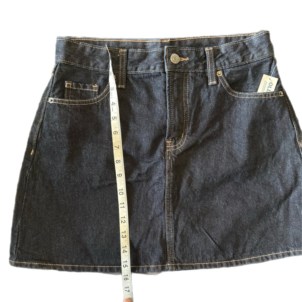 Old Navy Dark Wash High-Rise Mini Skirt NWT - Picture 8 of 9